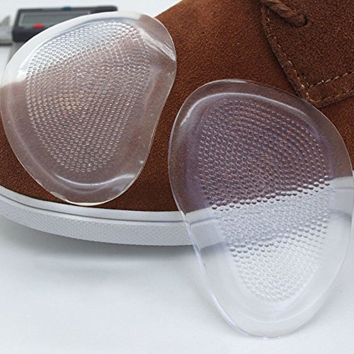 Wall of Dragon Half Insole Silicone Gel Front Feet Shoe Pads Reusable Cushion Massage Shoe Pads Foot Care Tool - Thumbnail 3