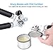 AIYEGO Can Opener Manual, Portable Multifunctional Tin Bottle Opener Kit, Non-electric Stainless Steel Jar Openers with Smooth Edge, Big Turn Knob, Ergonomic Handles