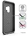 Galaxy S9 Plus Belt Clip Protective Holster Case (Rebel Armor) Heavy Duty Rugged Full Body Cover w/Holder (Black) (S9+)