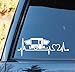 Bluegrass Decals K1150 Pop Up Camper Travel Trailer Heartbeat Lifeline 8 Inch Decal Sticker