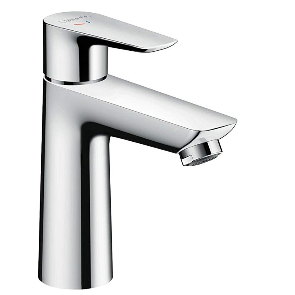 hansgrohe Talis E Basin Mixer Tap 110 energy-saving without waste, chrome, 71714000