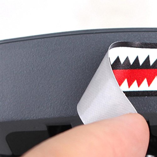 Digood Shark Decoration Waterproof Decal Skin Sticker for DJI Mavic Pro RC Drone (blue+Black) - Thumbnail 2