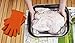 Heat Guardian Silicone BBQ Grill Oven Gloves -Ideal for Barbeque, Oven, Cooking, Frying, Baking, Smoking, and Potholder-Protection Up To 425 Degrees & One-Size-Fits-Most (Orange)