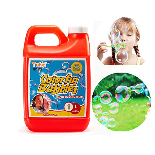 image for Tuko Bubble Solution Refill (up to 2.3 Gallon) Big Bubble Solution 30 