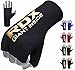 RDX Boxing Inner Mitts Hand Wraps MMA Fist Protector Bandages,Black,Small