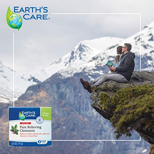 Earth's Care Triple Action Pain Relieving Ointment, No Parabens, Colors or Fragrances, Allergy-Tested 2.5 OZ. - Thumbnail 4