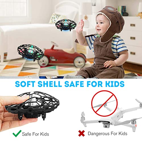 SHWD UFO Drones for Kids Hand Controlled Drone Toy for Kids Toddlers