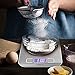 Digital Kitchen Scale, Multifunction Food Scale,Precise Cooking Scale and Baking Scale Accuracy with LCD Display Tare Function,11lb/5kg, Silver, Stainless