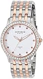 Akribos XXIV Women's AK620TT Lady Diamond Two-Tone Swiss Quartz Watch