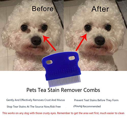 Set of 3 Tear Stain Remover Combs Dogs,Cat Comb - Image 4