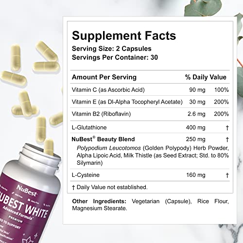 nubest glutathione NuBest Nutrition NuBest Tall 10+, Growth Support for Teens (60 Capsules) -  HSA/FSA Eligible