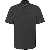 LA Police Gear Men's Tactical Short Sleeve Field Shirt, Uniform Shirts for Men, Lightweight & Comfortable Button Up Shirt