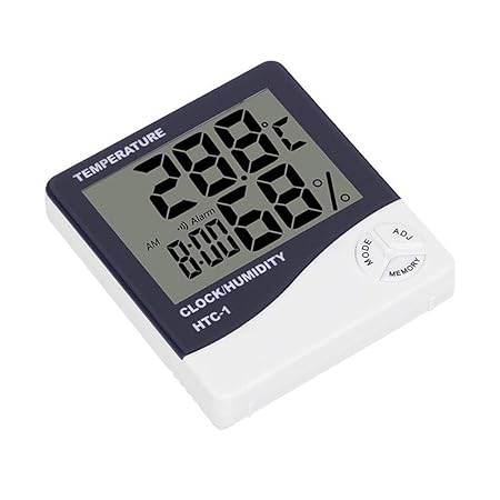 Compra JEOSNDE Higrómetro Interior Temperatura húmedos y Secos ...
