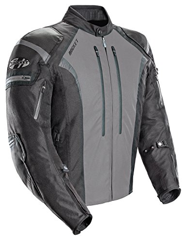 Joe Rocket Atomic Men's 5.0 Textile Motorcycle Jacket (Grey, XX-Large)