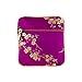 Coin Pouch - Silk Brocade (Cherry Blsm Fuchsia)