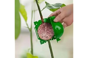 10 Pcs High Pressure Air Layering Pods, Propagation Balls for Plant Grafting, Root Growth, and Horticultural Cutting, Reusabl