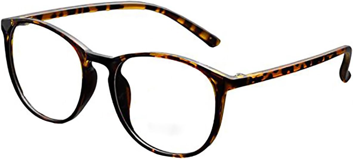 DEDING Retro Round Clear Lens Eyeglasses