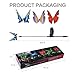 SOLARMKS Garden Solar Lights Outdoor Decorative Stake Lights,Chameleon Multi-Color Changing LED Fairy Garden Lights,3 Pack Solar Fiber Optic Butterfly Garden Decorative Lights