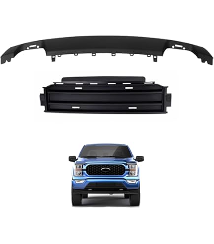 Pair Front Bumper Guards Inserts Pads End Caps Cover Trim For Ford F150