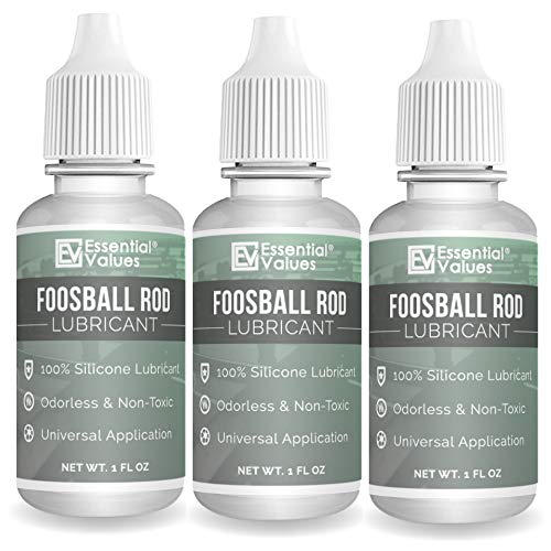 Essential Values 3Pack Foosball Rod Lubricant Authentic Foosball
