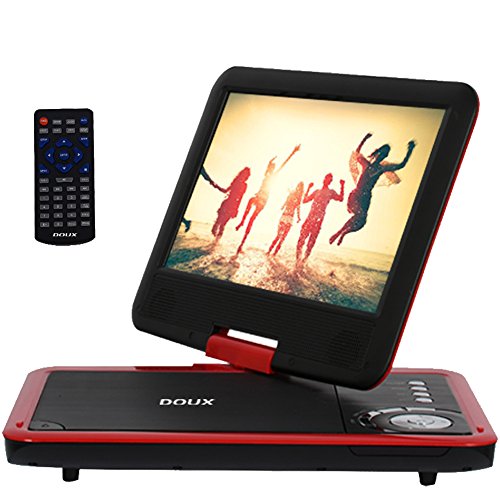 DOUX-9-Inch-Screen-Portable-DVDCDMP-Player-with-5-Hour-Built-In-Rechargeable-Battery-USBSD-Card-Reader-Worth-Your-Trust-and-Choose
