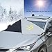 Windshield Snow Ice Cover, ZACAR Windshield Cover for Ice and Snow with Mirror Snow Covers, Elastic Hooks Design Will Not Scratch Paint , Fits Most Car with 85
