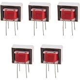 HiLetgo 5pcs EI14/EI-14 Audio Coupling Isolation Transformer Audio Transformer 600:600 1:1