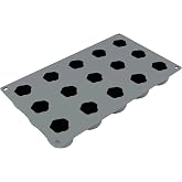 PAVONI ITALIA GG036 Grand Apple Platinum Silicone Mold, Confectionery Supplies, Chocolate Mold, Candy Mold, Decorative, Oven, Microwave, Dishwasher Safe, Freezer Safe