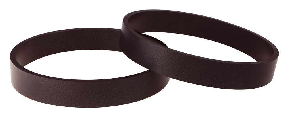 Pentole Agnelli Pastry-Pizza Line Sponge Cake Ring 20 Cm. Diameter-4 Cm. Height, Aluminium, Black, One Size