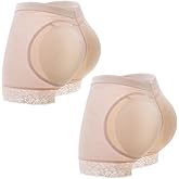 WEICHENS Womens Fake Buttock Briefs Butt Lifter Padded Control Panties Hip Enhancer Underwear Shapewear Boyshort