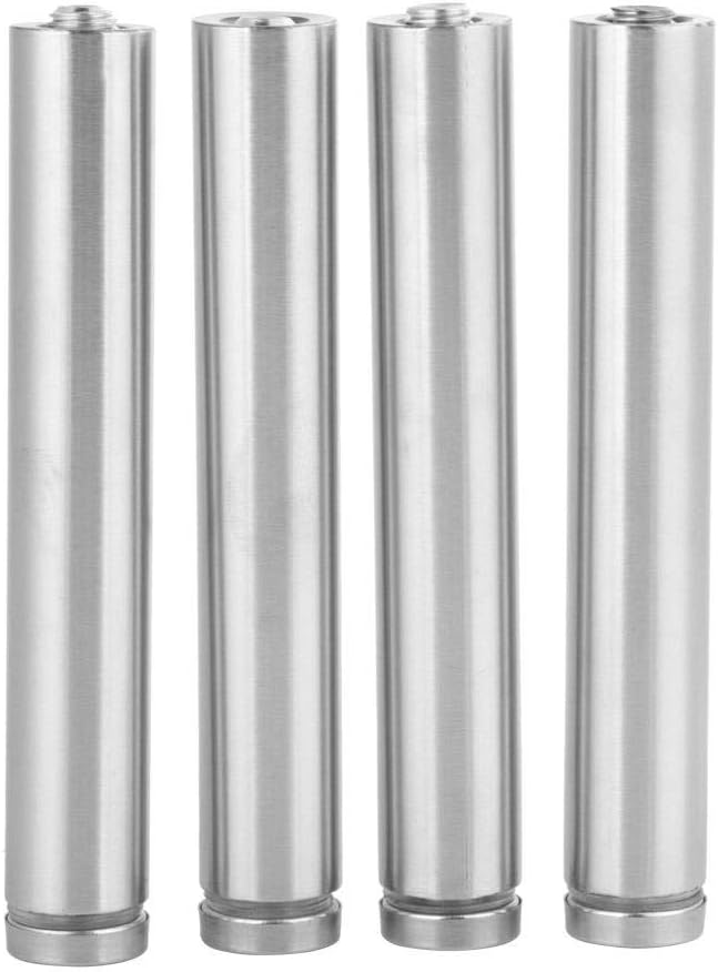 4PCS Stainless Steel Glass Standoff Bolts Hollow Mounting Hardware 19x150mm Glass Panel Mounting Standoffs Rubber Buffers