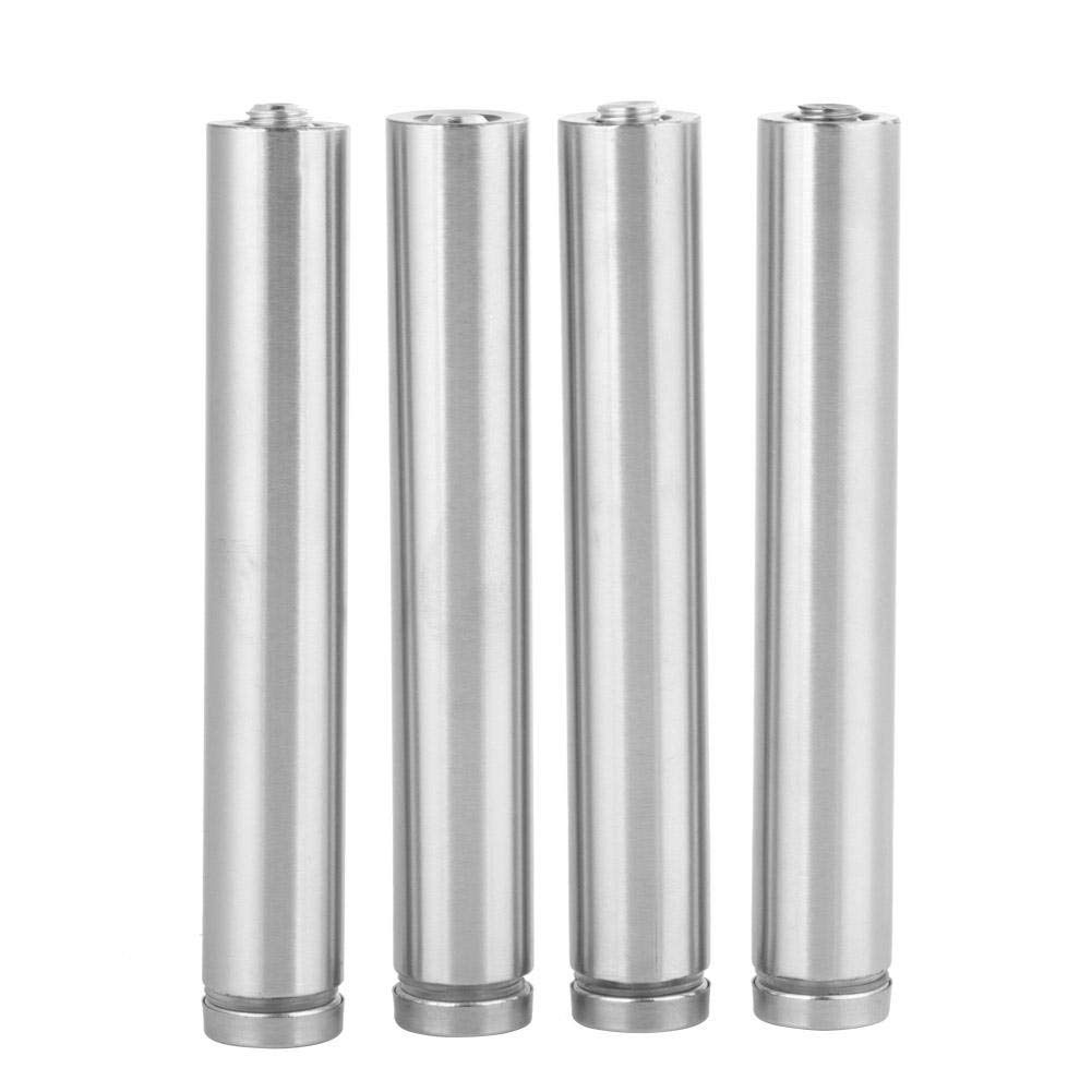 4PCS Stainless Steel Glass Standoff Bolts Hollow Mounting Hardware 19x150mm Glass Panel Mounting Standoffs Rubber Buffers