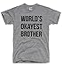 DirtyRagz Men's World's Okayest Brother T-Shirt