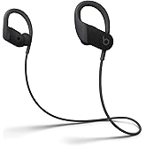 Powerbeats High-Performance Wireless Bluetooth Headphones - Black - MWNV2LL/A (Renewed)
