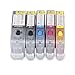 Aomya 5 Pack PGI-250 CLI-251 Refillable Ink Cartridge Full Ink with Auto Reset Chip Replacement for Canon Pixma IP8720 iX6820 MG7520 MG5500 MX922 MX92