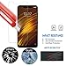 [3 in 1] Pulen Screen Protector for Xiaomi Poco F1 2018,HD Clear Anti-fingerprints Anti-Scratch 9H Tempered glass with TPU Case Cover [Ultra Clear] [Shock-Absorption] for Xiaomi Pocophone F1