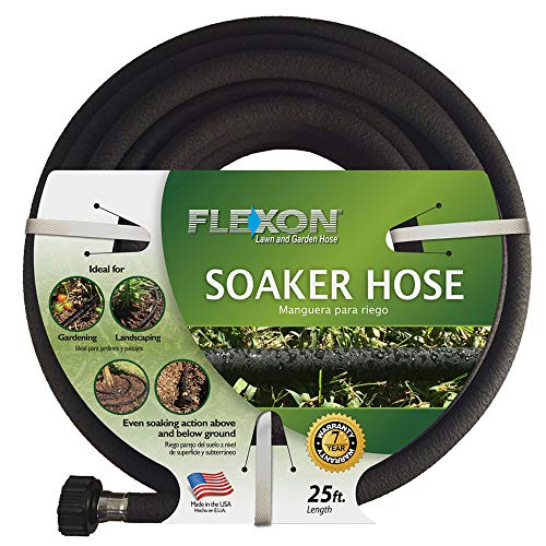 Flexon Soaker Garden Hose 1/2in x 25ft Gardening