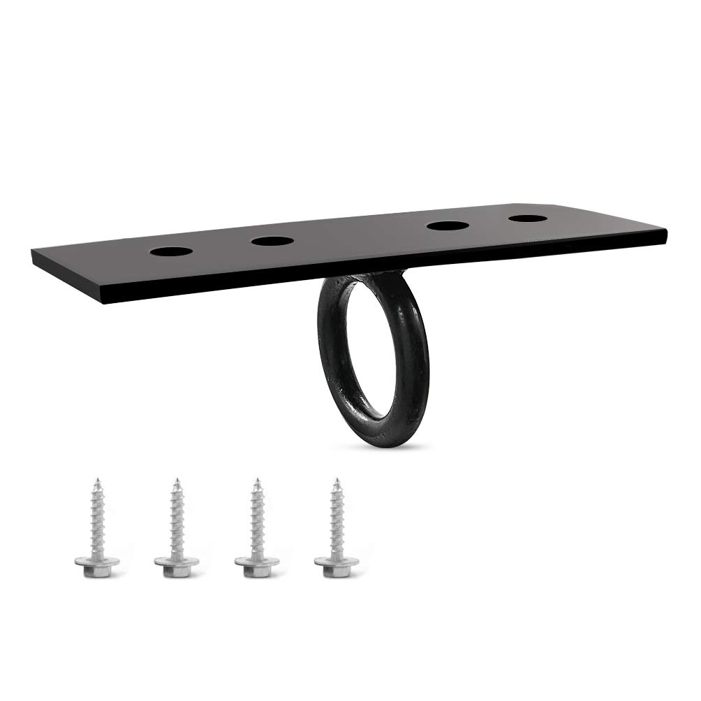 Aoneky Wood Beam Heavy Bag Hanger - Ceiling Mount Heavy Duty Punching Bag Hanger Hook - 35mm Fixing Ring for Jute Rope Plant