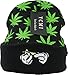 YCMI Winter Warm Mickey Hands Letter Kush Weed Marijuana Beanies Hat Skully