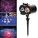 Water Wave Christmas Projector, LED Light Projector with 16 Slides and 10 Different Remote Control Color Ocean Waves Ripple Effects for Christmas Parties Bedroom Lawn Patio Yard