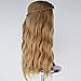 M MISS U HAIR Women Long Wavy Mix Brown Wig with Braid Halloween Cosplay Costume Wig