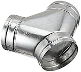 Hydrofarm ACY666 6-Inch Y Connector, 6 by 6 by 6, Black