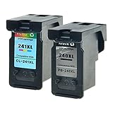 GREENCYCLE Remanufactured PG-240XL 240 XL CL-241XL 241 XL Ink Cartridge Replacement for Canon PIXMA MG4220 MG3220 MG2220 MX392 MX432 MX512 MG3522 Printer (Black, 1 Pack ; Tri-Color, 1 Pack)