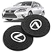 yyyycar 2 Pack Car Cup Holder Coasters for Lexus 2.75'' Diameter Silicone Auto Coasters (Fit Lexus)