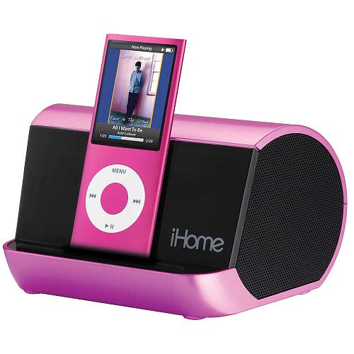 Ihome Mp3 Player Speaker System Pink