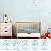 AGPtek 34.6 Inch Baby Crib Mobile Bed Bell Holder Music Box Holder Arm Bracket Baby Bed Stent Set (with Mobile Bell)