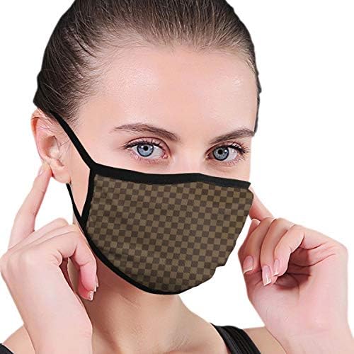 Dust Mask Damier N60895 Reusable Washable Mouth Mask Warm Windproof Face Mask For Anti Flu, Running, Cycling