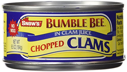 UPC 767563768333, Snow&#39;s, Chopped, Clams in Clam Juiice, 6.5oz Can (Pack of 6)