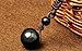Tmrow Natural Stone Pendant Necklace For Women And Men Obsidian Black Eye Rainbow Beads Lucky Ball Transfer Love Necklaces & Pendants