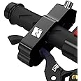PLORIS by Monster Fairings Black Motorcycle Locks Heavy Duty Anti Theft Adjustable Bike Handlebar Lock for Protection